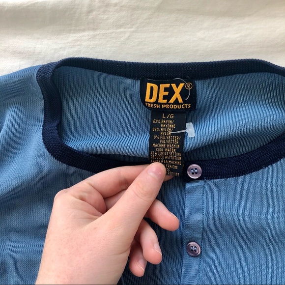 BLUE CARDIGAN - Picture 2 of 3